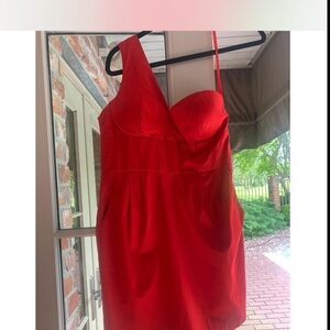 Elegant Red Women's Dress